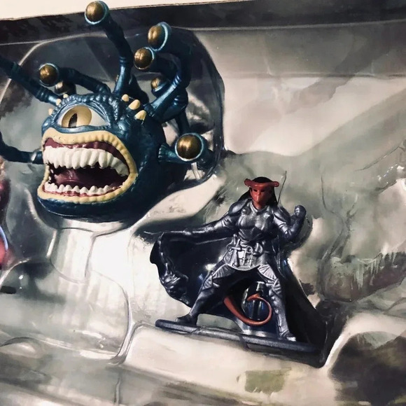 Lot of 4 Dungeons  and Dragons Die Cast Metal Collectible Figures Missing 1 - Picture 13 of 14